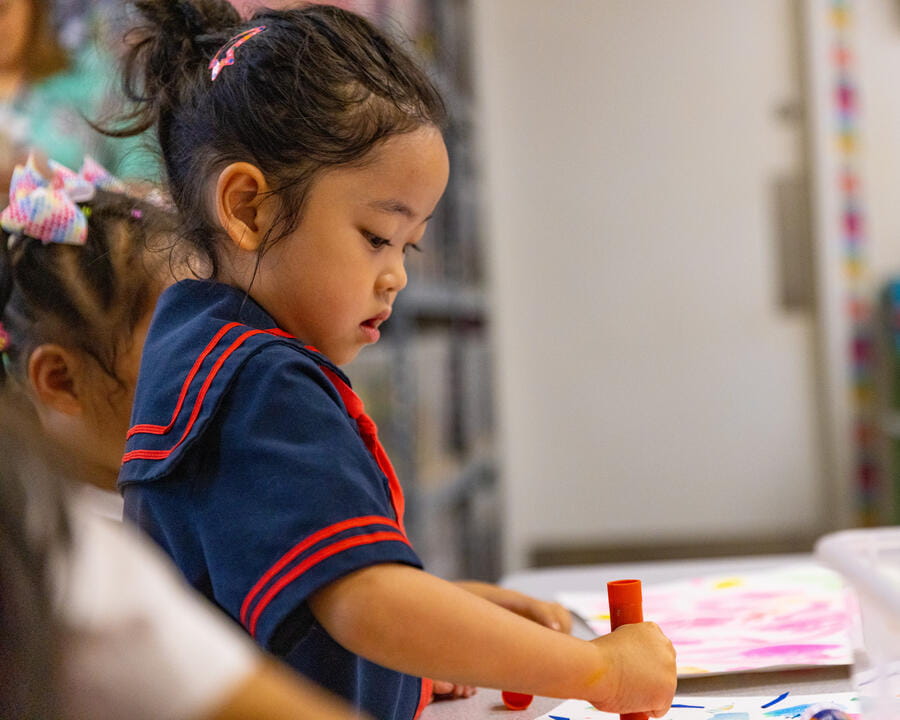Windermere Prep preschool student