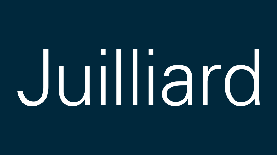 Juilliard logo representing the Juilliard Creative Classroom collaboration that enhances performing arts education through Nord Anglia Education.