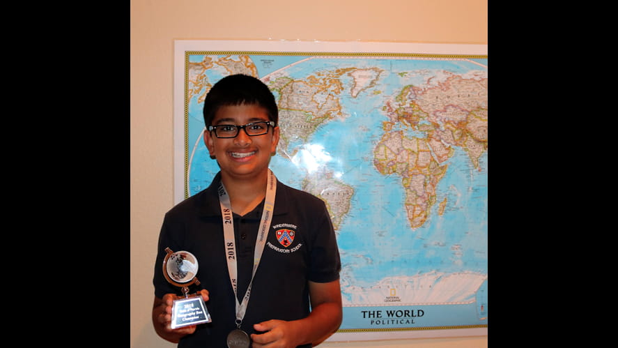 Middle School Student Kaylan Patel Wins the 2018 Florida State Geography Bee-middle-school-student-kaylan-patel-wins-the-2018-florida-state-geography-bee-Kaylan Win