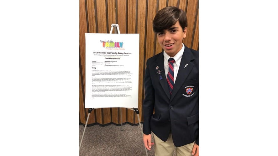Middle School Student Takes First Place in Essay Contest-middle-school-student-takes-first-place-in-essay-contest-Juan Pablo