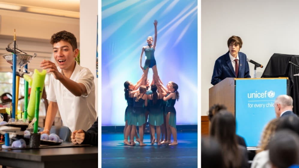 Students at Windermere Preparatory School participate in STEM learning, performing arts, and UNICEF leadership opportunities through Nord Anglia Education's global collaborations with MIT, Juilliard, and UNICEF.