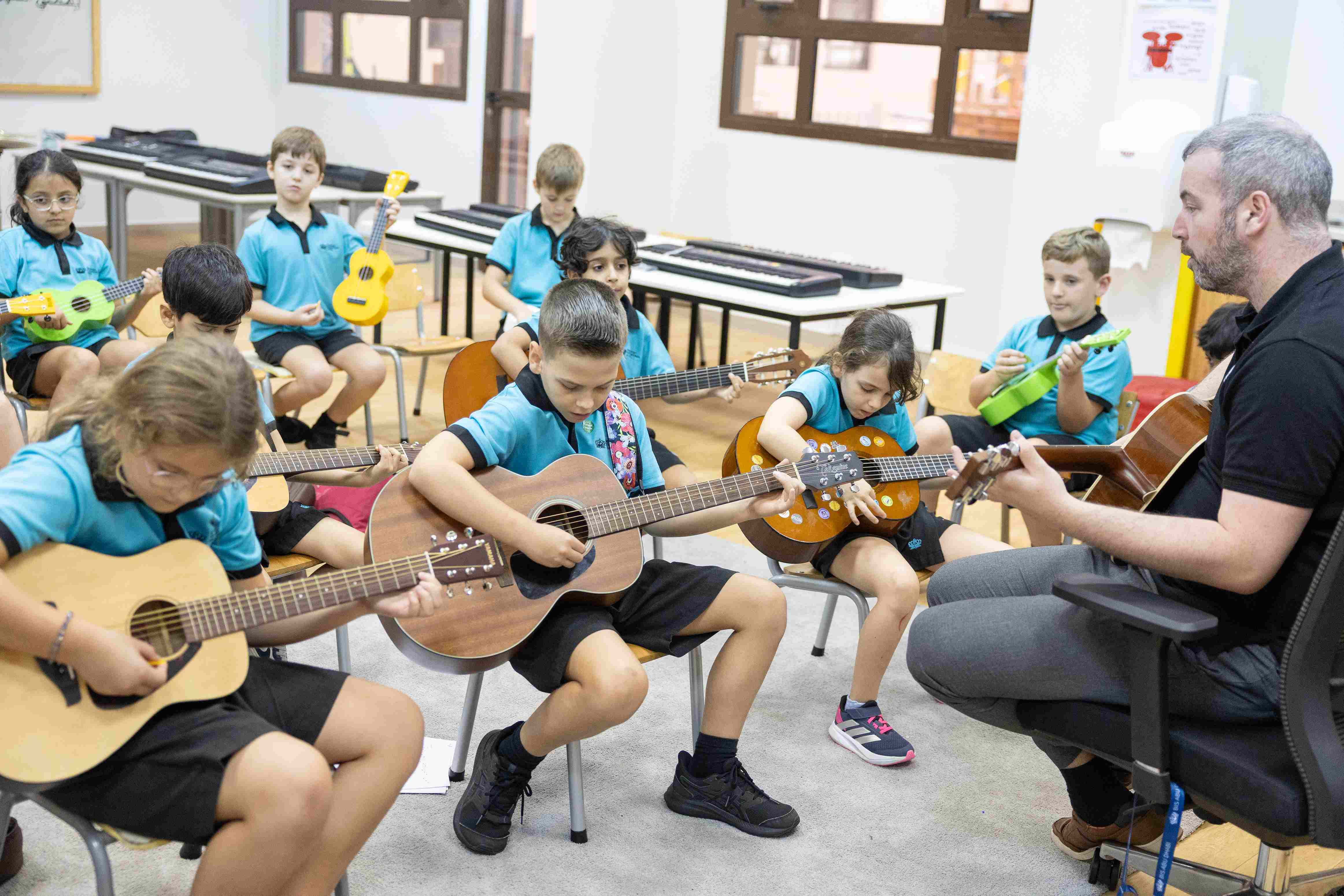 CCA Eukelele lessons Co-curricular Activities in Abu Dhabi | BIS Abu Dhabi - Content Page Header