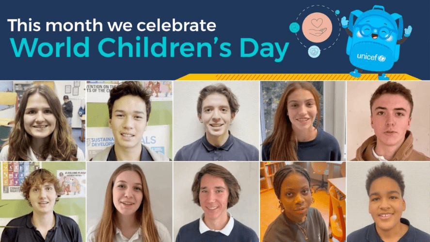 A l'occasion de la Journée Mondiale de l'Enfance, les élèves de Champittet soulignent l'importance de l'inclusion - World Children s Day